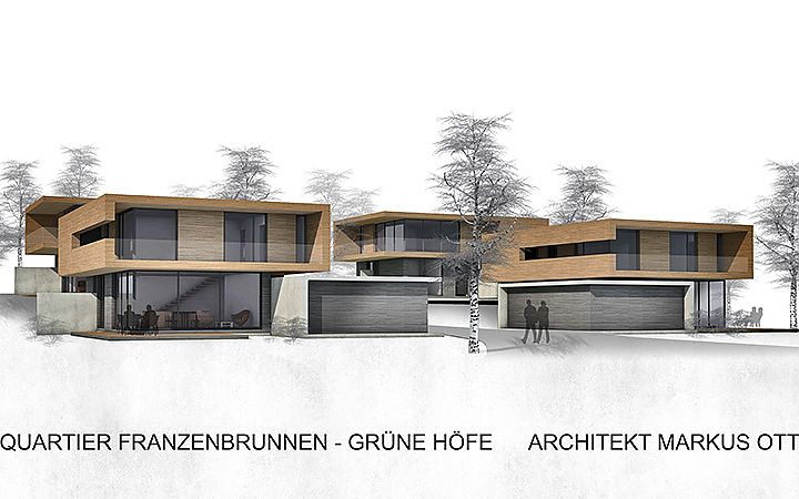 Grüne Höfe | Wohnbauten Quartier Franzenbrunnen